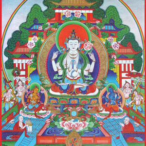 Chenrezig (4 arm) Poster