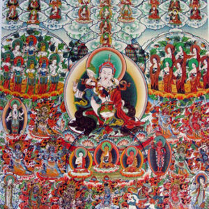 Longchen Nyingthig Refuge Tree Poster